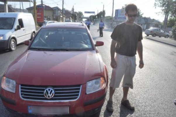 Turistul din Harghita care a lovit un pieton şi şi-a văzut de drum a dat de înţeles că nu ştie limba română! - VIDEO